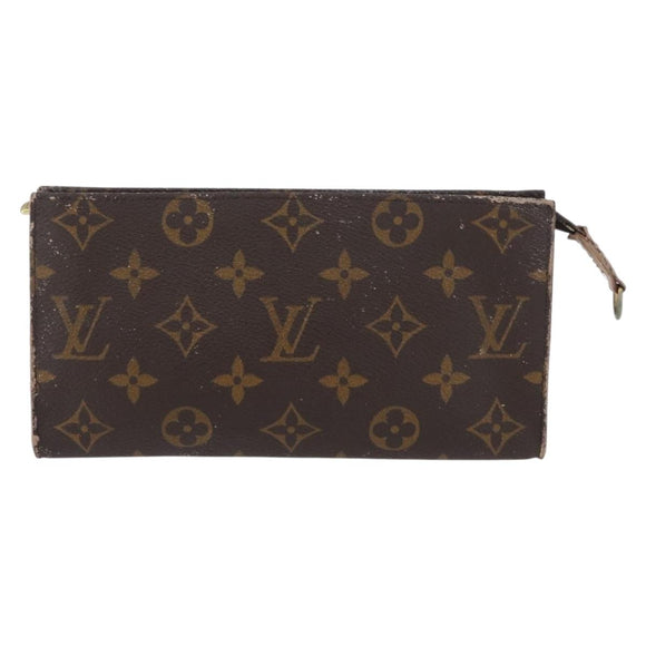 LOUIS VUITTON Monogram Bucket GM Accessory Pouch LV Auth ARZ502