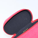 Christian Dior Chain Shoulder Bag Suede Pink Gold Auth ARZ505A-10