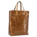 LOUIS VUITTON Monogram Vernis Reade MM Hand Bag Bronze M91143 LV Auth ARZ508-1