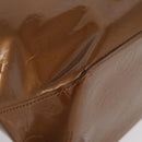 LOUIS VUITTON Monogram Vernis Reade MM Hand Bag Bronze M91143 LV Auth ARZ508-9