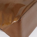 LOUIS VUITTON Monogram Vernis Reade MM Hand Bag Bronze M91143 LV Auth ARZ508-15