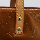 LOUIS VUITTON Monogram Vernis Reade MM Hand Bag Bronze M91143 LV Auth ARZ508-17