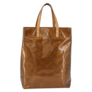 LOUIS VUITTON Monogram Vernis Reade MM Hand Bag Bronze M91143 LV Auth ARZ508-13