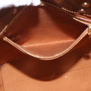 LOUIS VUITTON Monogram Vernis Reade MM Hand Bag Bronze M91143 LV Auth ARZ508-21