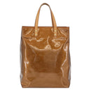 LOUIS VUITTON Monogram Vernis Reade MM Hand Bag Bronze M91143 LV Auth ARZ508-2