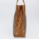 LOUIS VUITTON Monogram Vernis Reade MM Hand Bag Bronze M91143 LV Auth ARZ508-4