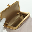 CHANEL Chain Matelasse Shoulder Bag Lamb Skin 2way Pink Gold CC Auth ARZ510V-22