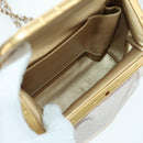 CHANEL Chain Matelasse Shoulder Bag Lamb Skin 2way Pink Gold CC Auth ARZ510V-9