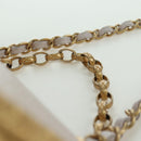 CHANEL Chain Matelasse Shoulder Bag Lamb Skin 2way Pink Gold CC Auth ARZ510V-15