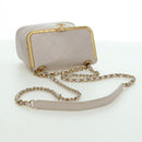 CHANEL Chain Matelasse Shoulder Bag Lamb Skin 2way Pink Gold CC Auth ARZ510V-7