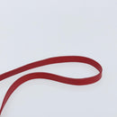 SAINT LAURENT Y Line Petit Kabas Bag Leather Red Gold 311210 Auth ARZ512A-15