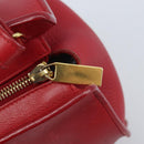 SAINT LAURENT Y Line Petit Kabas Bag Leather Red Gold 311210 Auth ARZ512A-23