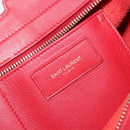 SAINT LAURENT Y Line Petit Kabas Bag Leather Red Gold 311210 Auth ARZ512A-24