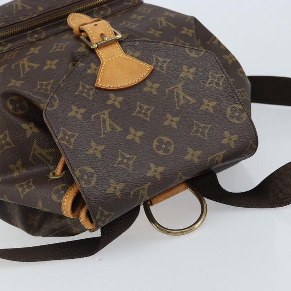LOUIS VUITTON Monogram Montsouris GM Backpack M51135 LV Auth ARZ520A
