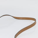 Christian Dior Honeycomb Canvas Shoulder Bag PVC Beige Gold Auth ARZ525-8