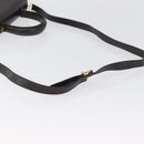 Salvatore Ferragamo Gancini Hand Bag Leather 2way Brown Gold Auth ARZ526-8