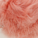 Miu Miu Chain Shoulder Bag fur Pink Silver Auth ARZ527M-11