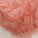 Miu Miu Chain Shoulder Bag fur Pink Silver Auth ARZ527M-14