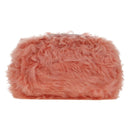 Miu Miu Chain Shoulder Bag fur Pink Silver Auth ARZ527M-2