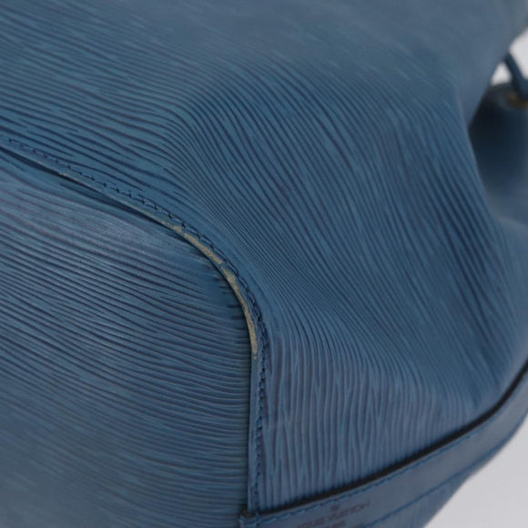 LOUIS VUITTON Epi Petit Noe Shoulder Bag Blue M44105 LV Auth ARZ531