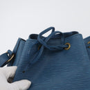 LOUIS VUITTON Epi Petit Noe Shoulder Bag Blue M44105 LV Auth ARZ531-10