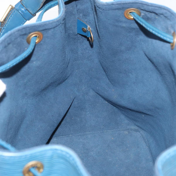 LOUIS VUITTON Epi Petit Noe Shoulder Bag Blue M44105 LV Auth ARZ531