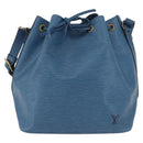 LOUIS VUITTON Epi Petit Noe Shoulder Bag Blue M44105 LV Auth ARZ531-13
