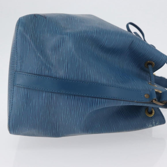 LOUIS VUITTON Epi Petit Noe Shoulder Bag Blue M44105 LV Auth ARZ531
