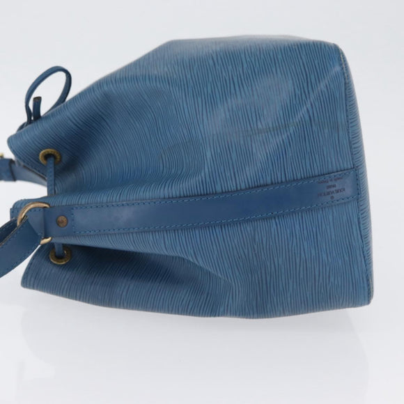LOUIS VUITTON Epi Petit Noe Shoulder Bag Blue M44105 LV Auth ARZ531