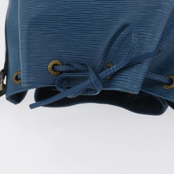 LOUIS VUITTON Epi Petit Noe Shoulder Bag Blue M44105 LV Auth ARZ531