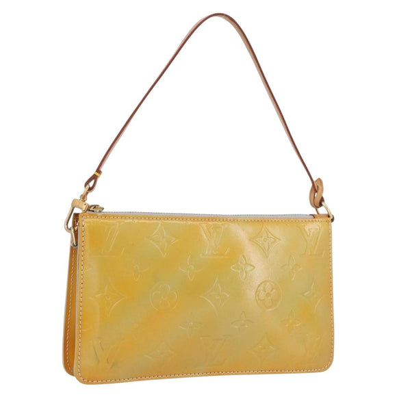 LOUIS VUITTON Monogram Vernis Lexington Pouch Gris M91056 LV Auth ARZ536