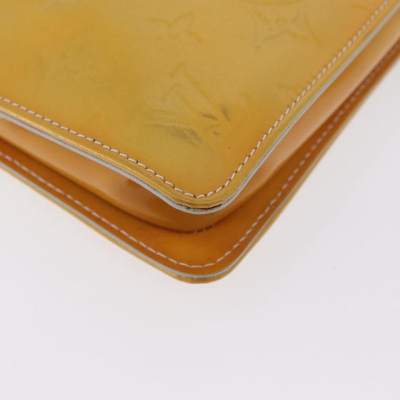 LOUIS VUITTON Monogram Vernis Lexington Pouch Gris M91056 LV Auth ARZ536