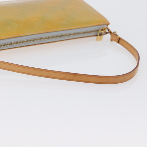 LOUIS VUITTON Monogram Vernis Lexington Pouch Gris M91056 LV Auth ARZ536