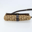 Christian Dior Trotter Canvas Shoulder Bag Beige Gold Auth ARZ539-9