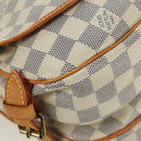 LOUIS VUITTON Damier Azur Saumur 30 Schoudertas SPO N48202 LV Auth ARZ546V-18