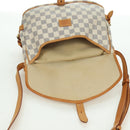 LOUIS VUITTON Damier Azur Saumur 30 Schoudertas SPO N48202 LV Auth ARZ546V-23