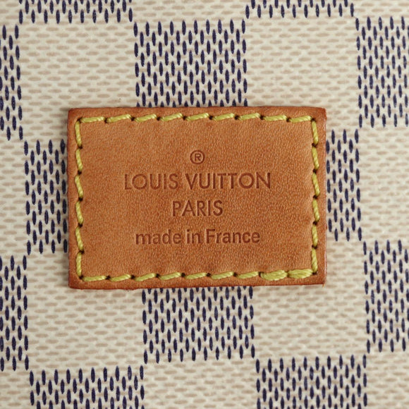 LOUIS VUITTON Damier Azur Saumur 30 Schoudertas SPO N48202 LV Auth ARZ546V