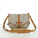 LOUIS VUITTON Damier Azur Saumur 30 Schoudertas SPO N48202 LV Auth ARZ546V-12