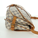 LOUIS VUITTON Damier Azur Saumur 30 Schoudertas SPO N48202 LV Auth ARZ546V-4