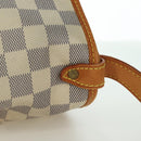 LOUIS VUITTON Damier Azur Saumur 30 Schoudertas SPO N48202 LV Auth ARZ546V-7