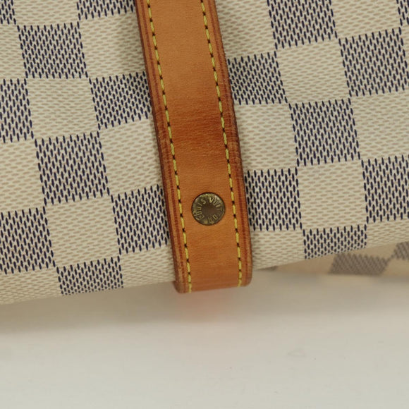 LOUIS VUITTON Damier Azur Saumur 30 Schoudertas SPO N48202 LV Auth ARZ546V