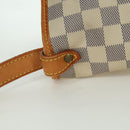 LOUIS VUITTON Damier Azur Saumur 30 Schoudertas SPO N48202 LV Auth ARZ546V-14