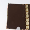 BURBERRY Nova Check Day Planner Cover PVC Leather Green Auth ARZ548-11