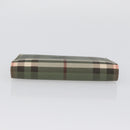 BURBERRY Nova Check Day Planner Cover PVC Leather Green Auth ARZ548-4