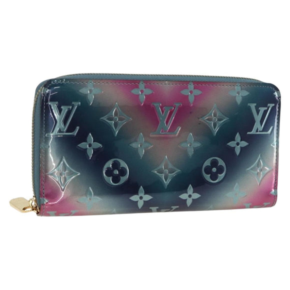LOUIS VUITTON Vernis Zippy Wallet Long Wallet Multicolor M90520 LV Auth ARZ549M