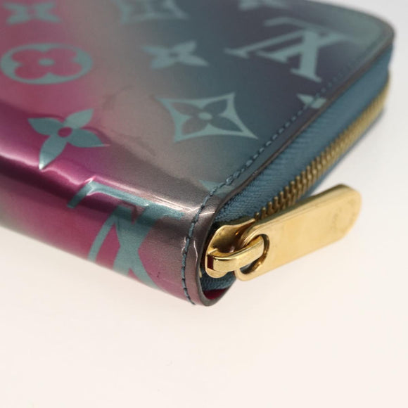 LOUIS VUITTON Vernis Zippy Wallet Long Wallet Multicolor M90520 LV Auth ARZ549M