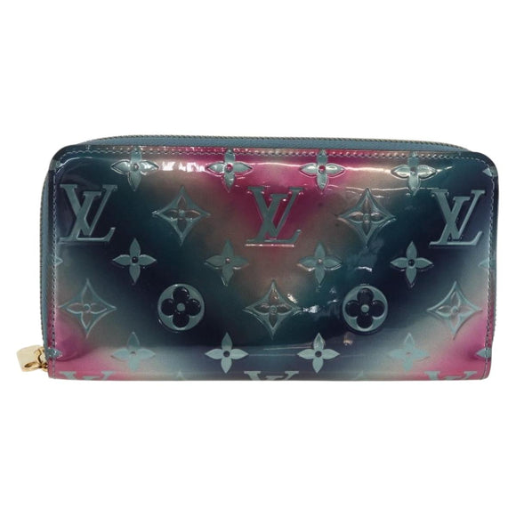 LOUIS VUITTON Vernis Zippy Wallet Long Wallet Multicolor M90520 LV Auth ARZ549M