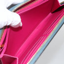 LOUIS VUITTON Vernis Zippy Wallet Long Wallet Multicolor M90520 LV Auth ARZ549M-23