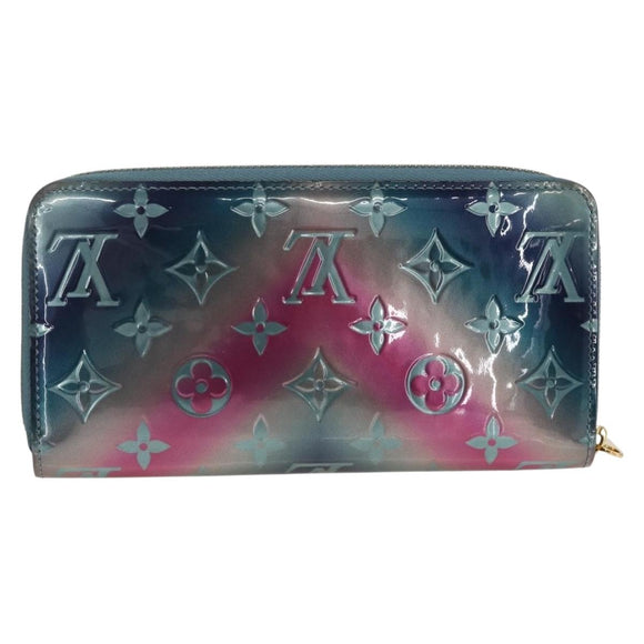 LOUIS VUITTON Vernis Zippy Wallet Long Wallet Multicolor M90520 LV Auth ARZ549M