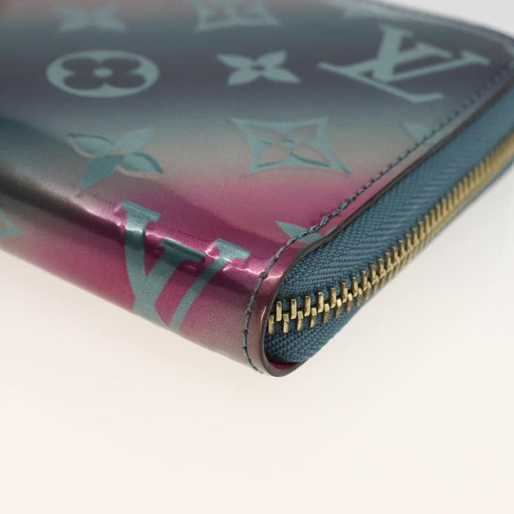 LOUIS VUITTON Vernis Zippy Wallet Long Wallet Multicolor M90520 LV Auth ARZ549M